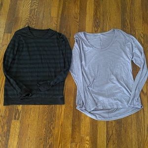 Bundle of lululemon long sleeve shirts